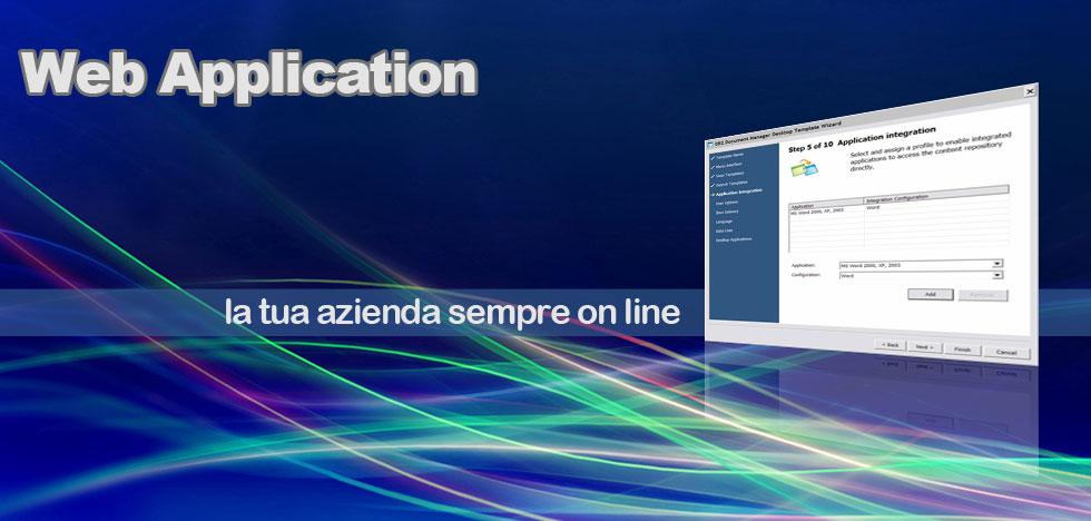 Web Application - La tua azienda sempre on-line